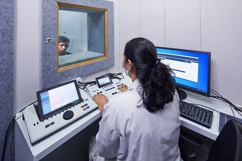 Audiology and speech pathology lab at THANC Hospital
